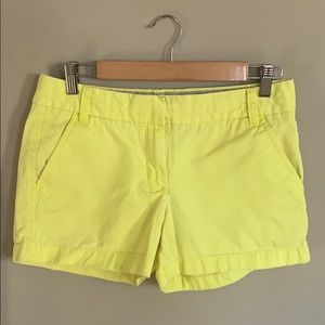 4” Jcrew chino shorts
